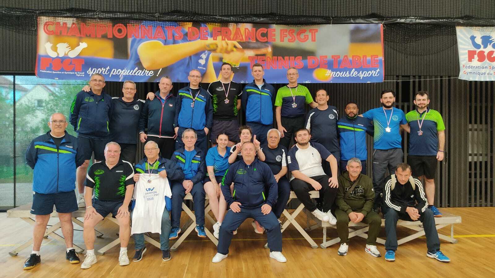 Retour du championnats FSGT par équipe LINGOLSHEIM 