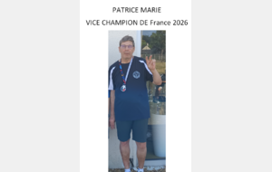Patrice : vice champion de france FFSA