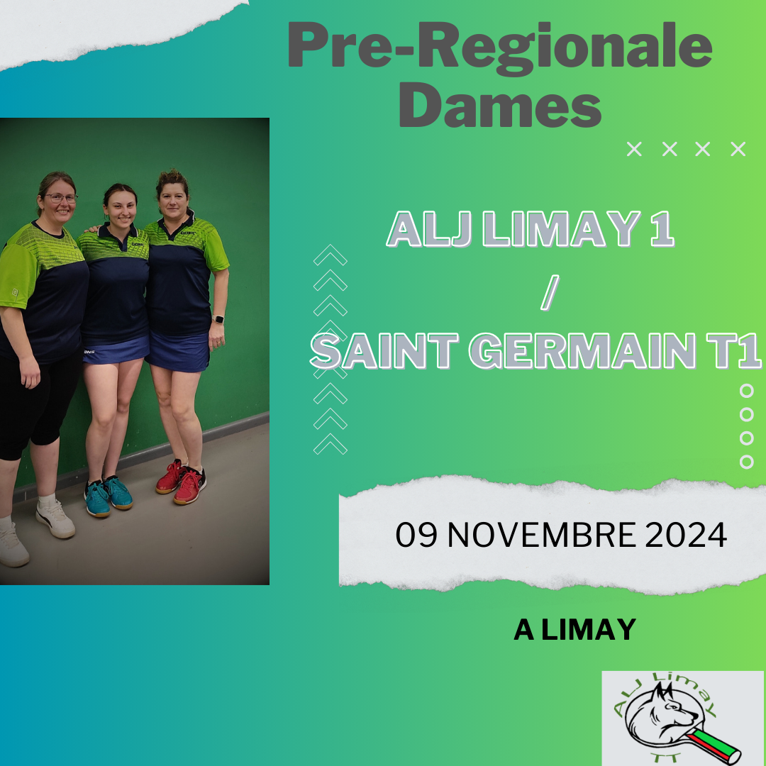 4 éme journée PR DAMES : LIMAY / SAINT GERMAIN T1