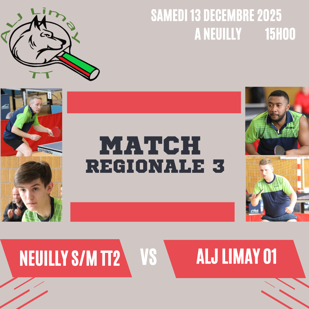 6 éme journée R3 phase 1 : Neully S/M TT2		-		LIMAY 1