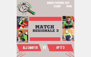 3 éme journée R3 phase 1 : LIMAY 1 contre AP17