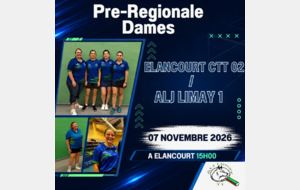 Filles : 4eme journee 2026/2027 phase 1