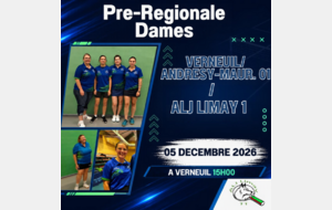 Filles : 6eme journee 2026/2027 phase 1