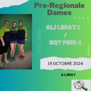 3 éme journée PR DAMES : LIMAY / SQY PING 4