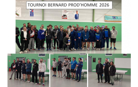 Tournoi Bernard Prod'homme 2026
